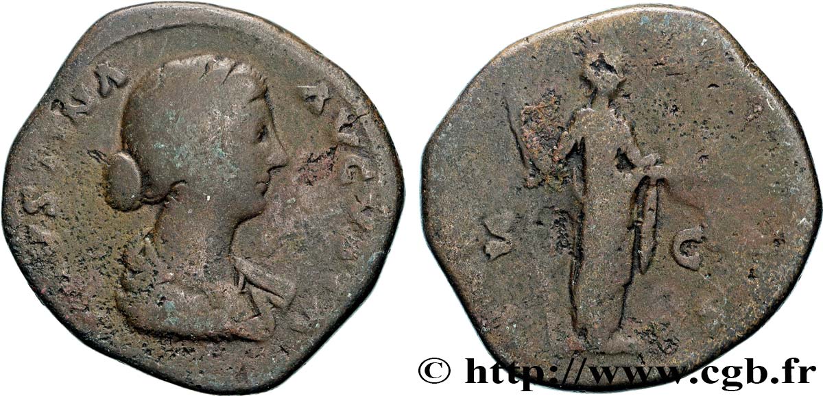 FAUSTINA GIOVANE Sesterce MB