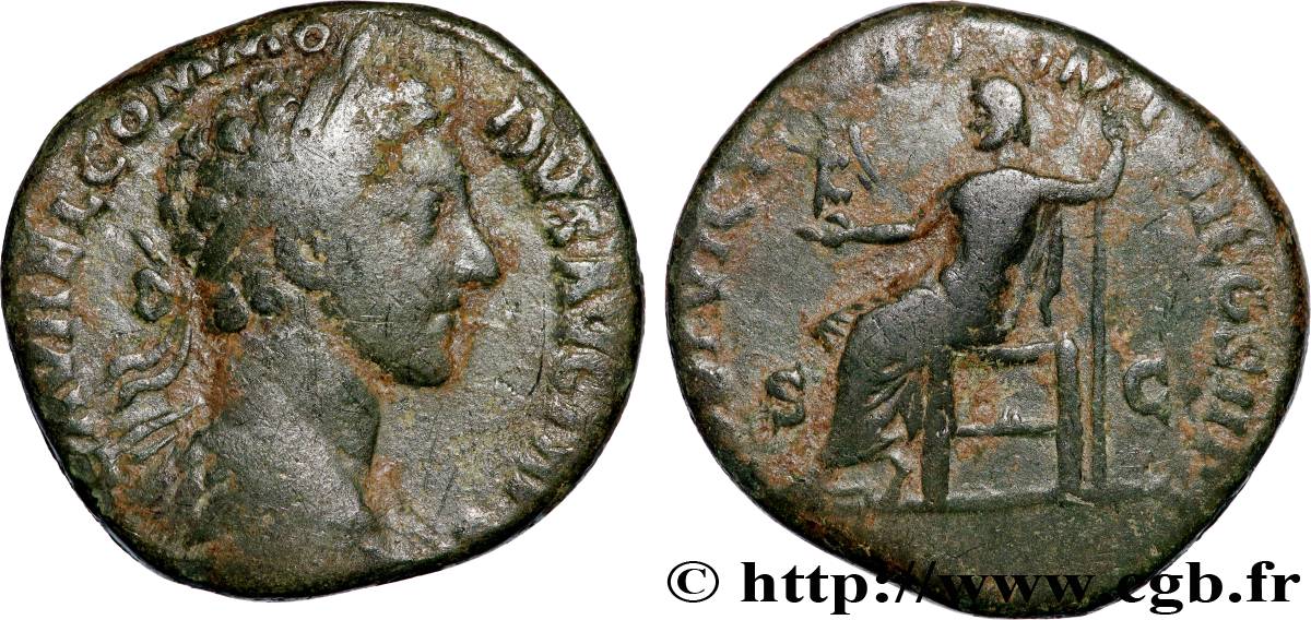 COMMODUS Sesterce VF