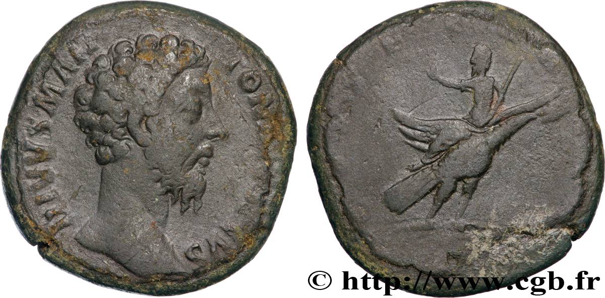 MARCUS AURELIUS Sesterce VF/VF