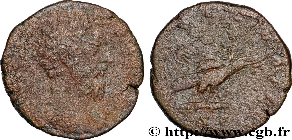 MARCUS AURELIUS Sesterce VF