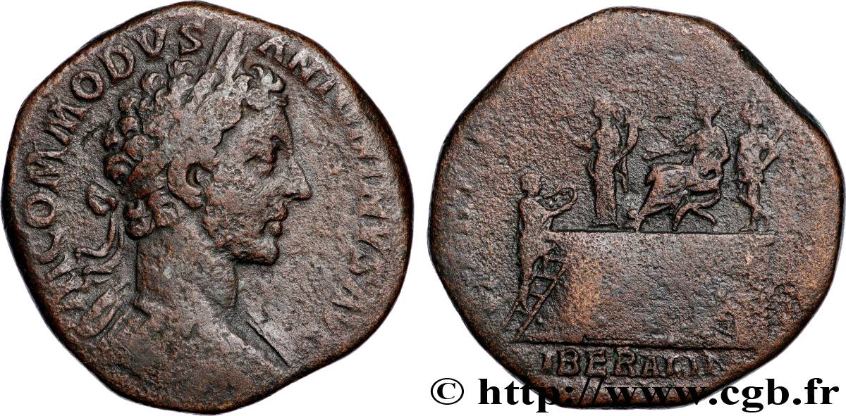 COMMODUS Sesterce VF