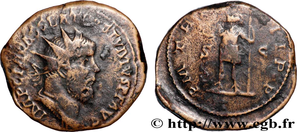 POSTUMUS Double sesterce VF