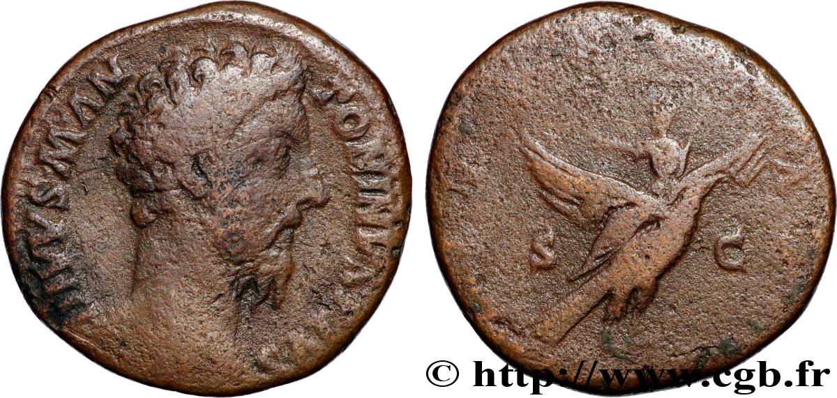 MARCUS AURELIUS Sesterce VF/VF
