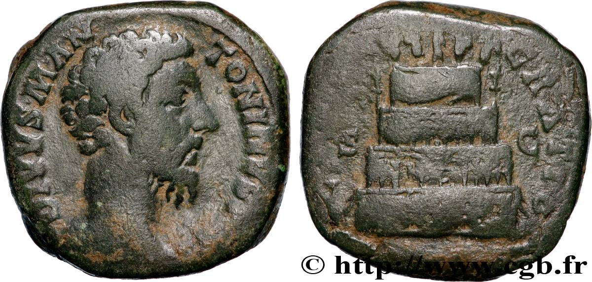 MARCUS AURELIUS Sesterce VF