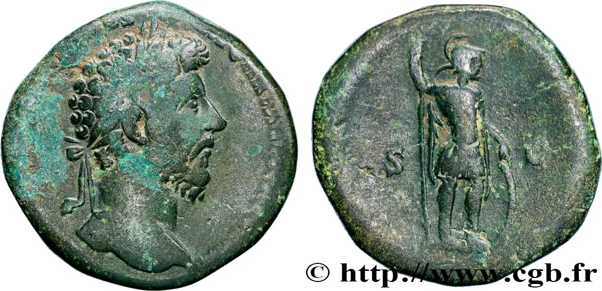 MARCUS AURELIUS Sesterce VF/VF
