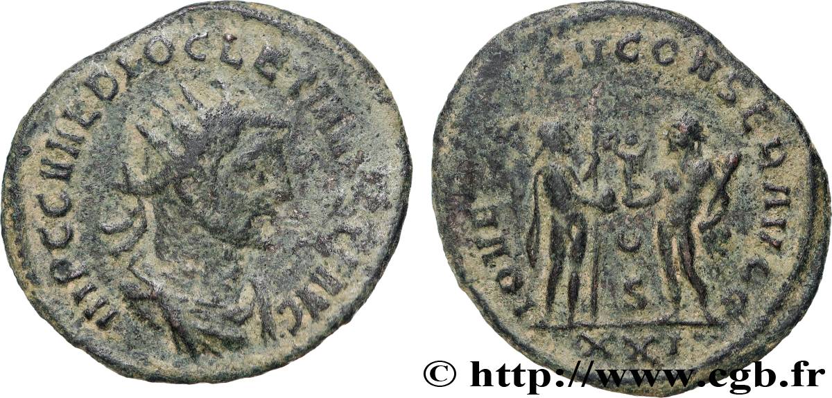 DIOCLEZIANO Aurelianus q.BB
