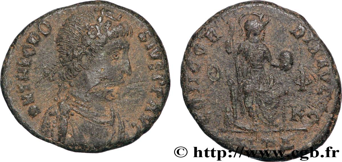 THEODOSIUS I Nummus VF