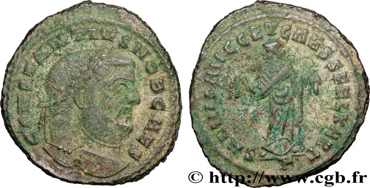 CONSTANCE Ier CHLORE Follis ou nummus TTB+