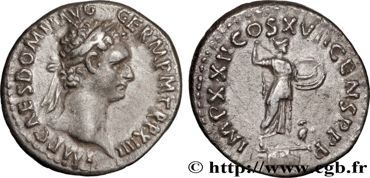 DOMITIANUS Denier AU