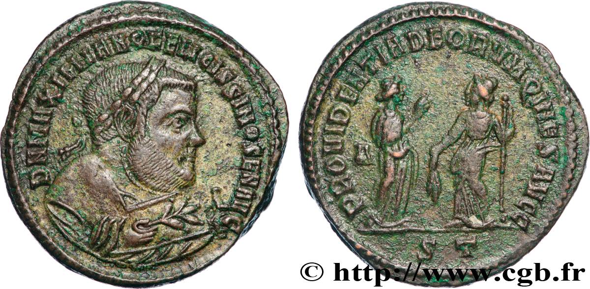 MAXIMIAN HERCULIUS Follis ou nummus AU