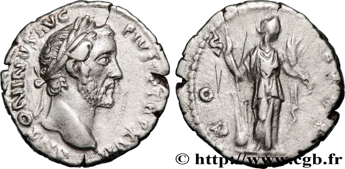 ANTONINUS PIUS Denier fVZ/SS