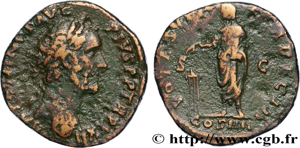 ANTONINUS PIUS Sesterce VF
