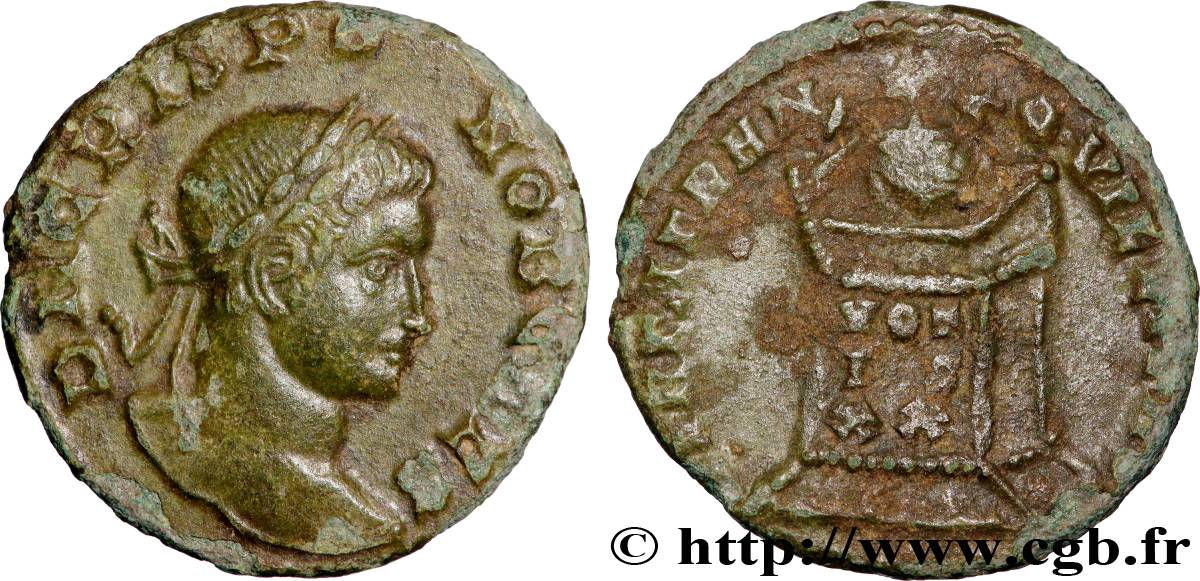 CRISPUS Centenionalis ou nummus AU