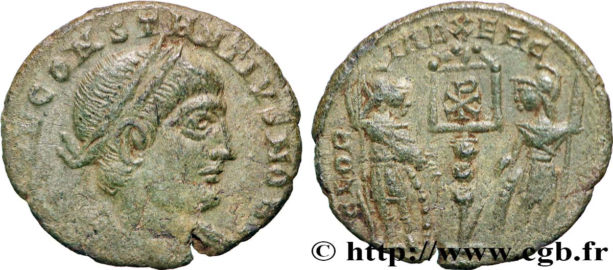 CONSTANTIUS II Centenionalis ou nummus AU
