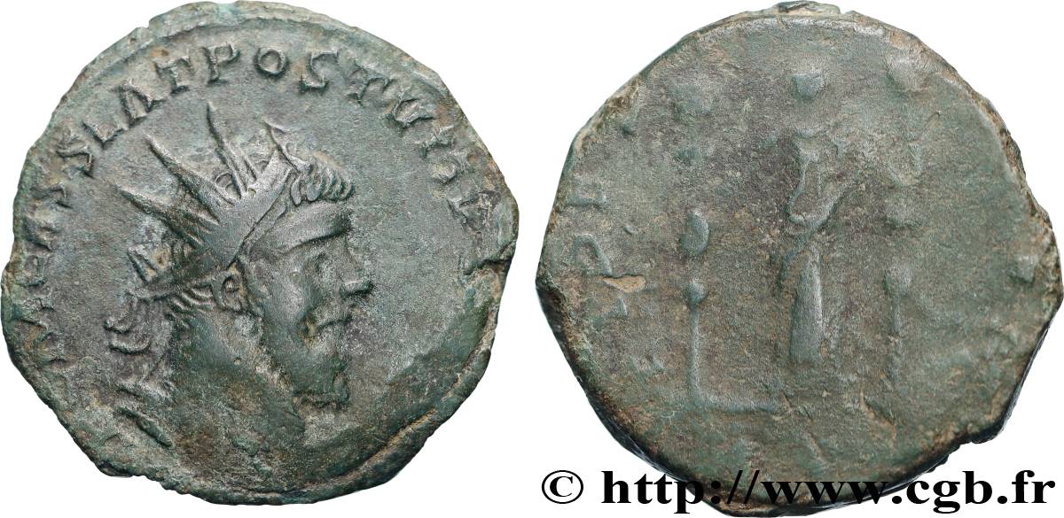 POSTUMUS Double sesterce VF/VF