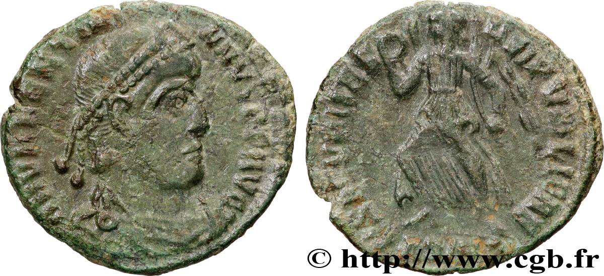 VALENTINIAN I Nummus, (PB, Æ 3) AU