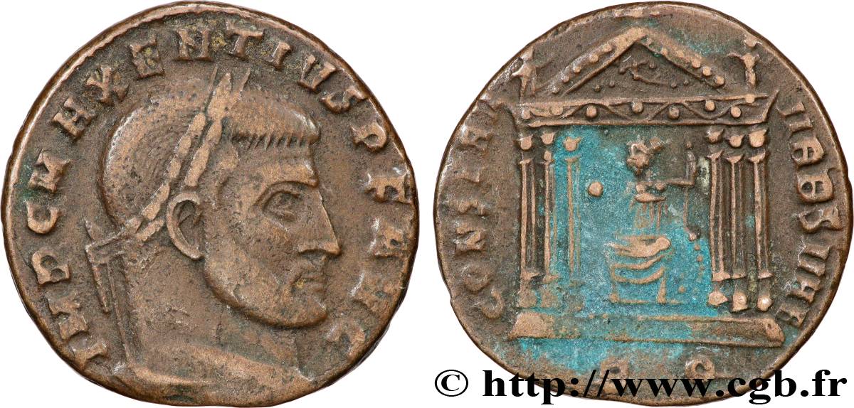 MAXENTIUS Follis ou nummus AU