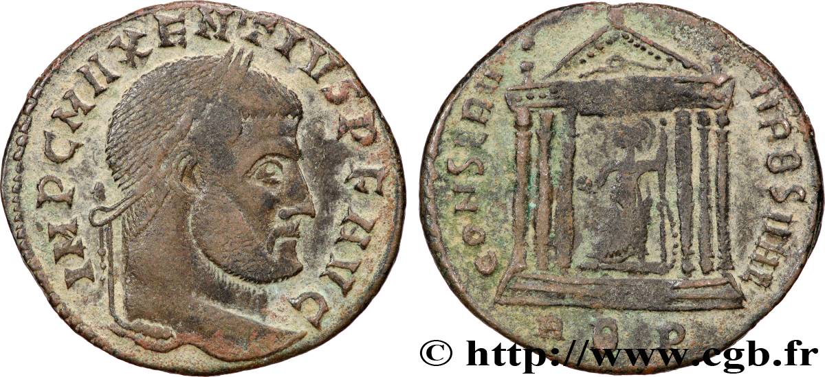 MASSENZIO Follis ou nummus q.SPL/BB
