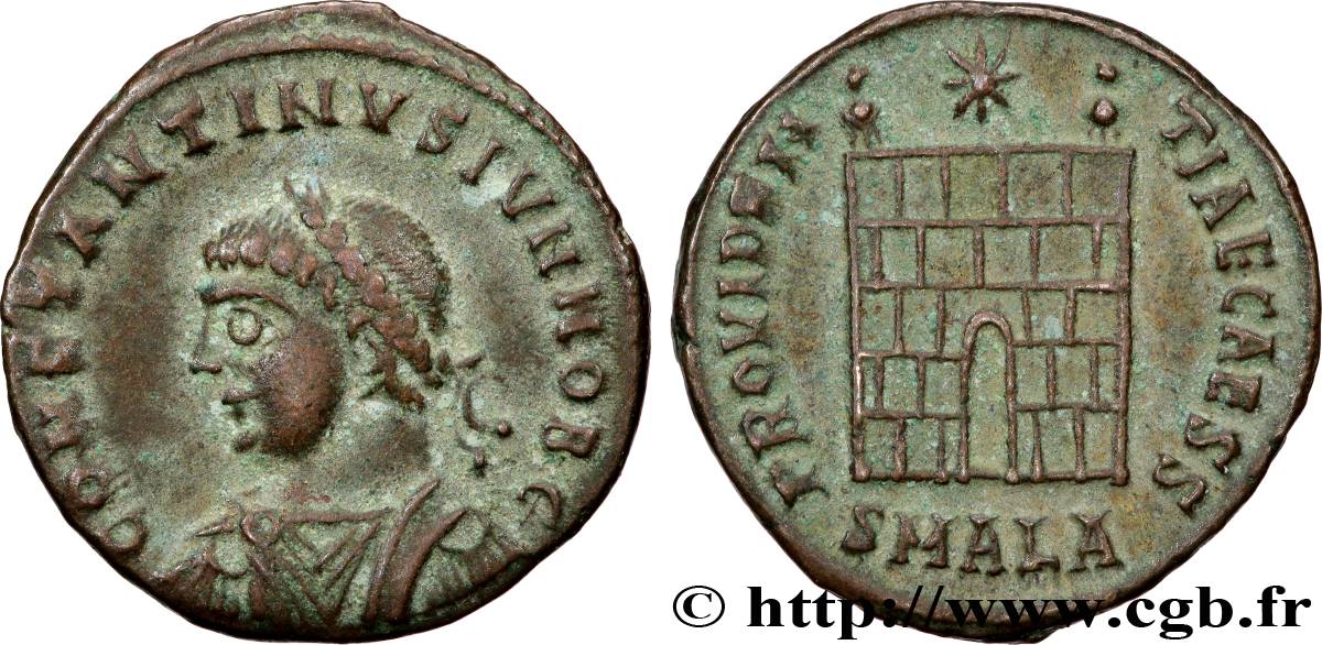 COSTANTINO II Centenionalis ou nummus q.SPL