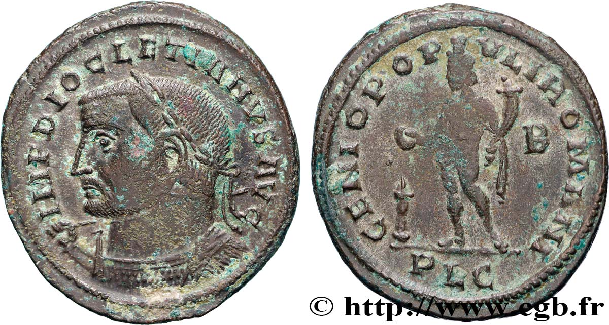 DIOCLÉTIEN Follis ou nummus TTB+