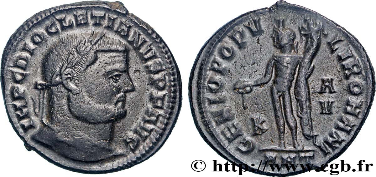 DIOCLÉTIEN Follis ou nummus TTB+