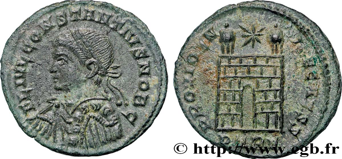 COSTANZO II Centenionalis ou nummus q.SPL