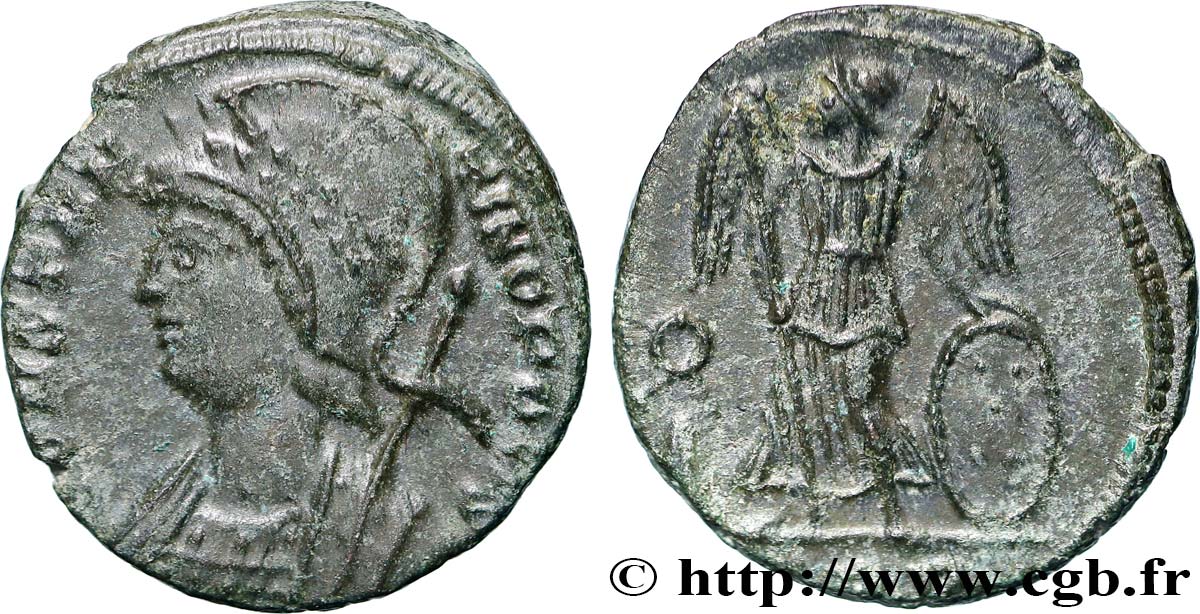 CONSTANTINOPLE Centenionalis ou nummus TTB+