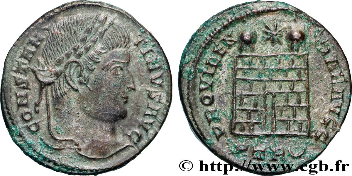 COSTANTINO I IL GRANDE Centenionalis ou nummus q.SPL