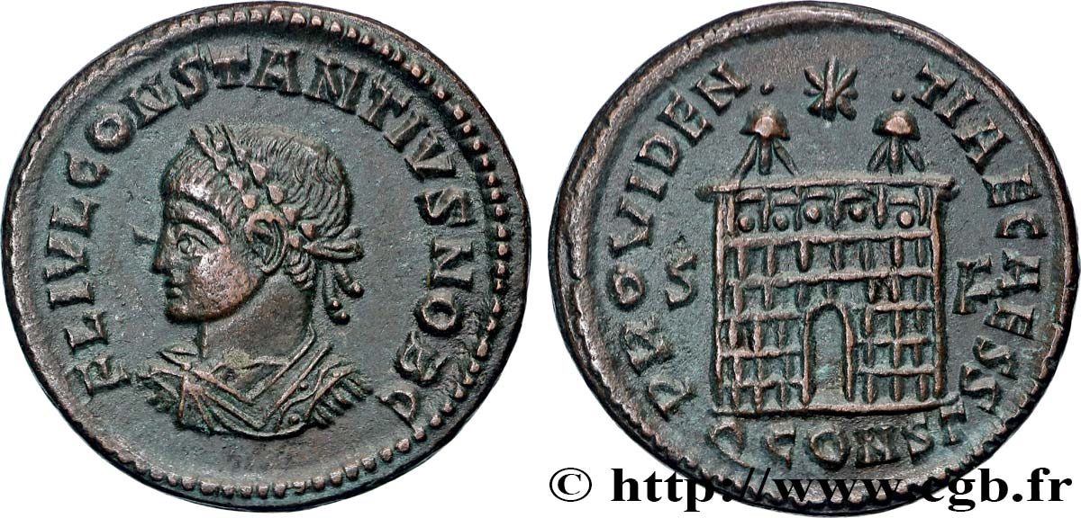 CONSTANTIUS II Centenionalis ou nummus AU