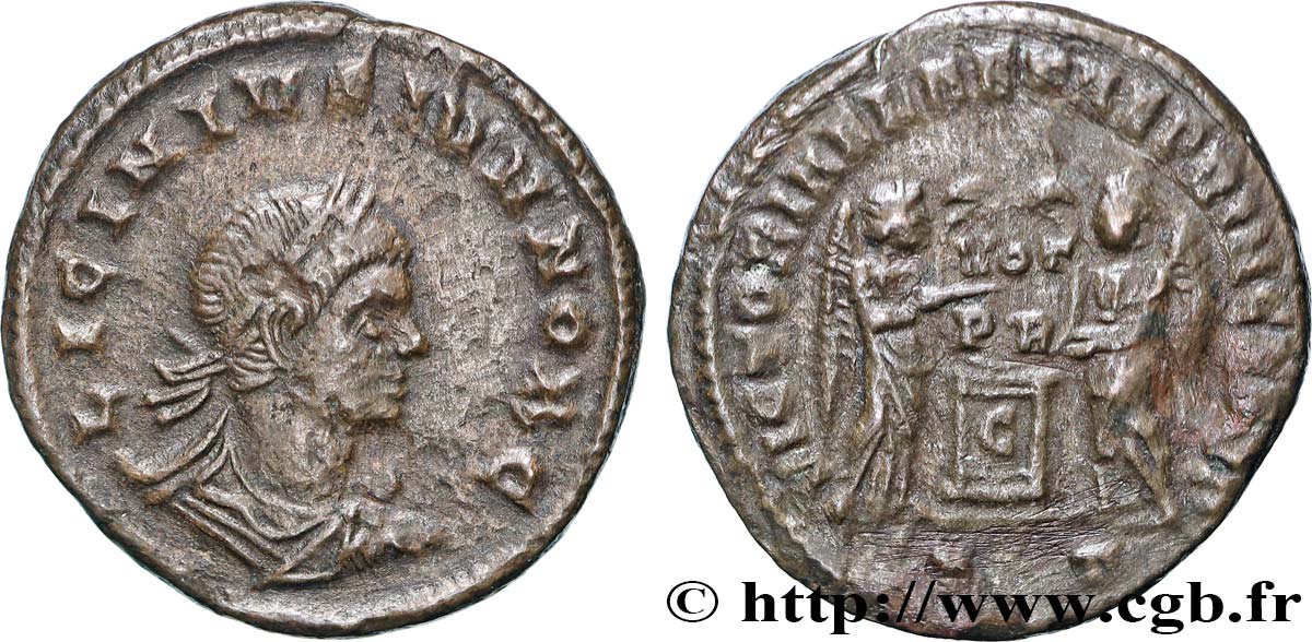 LICINIO II FIGLIO Centenionalis ou nummus q.SPL