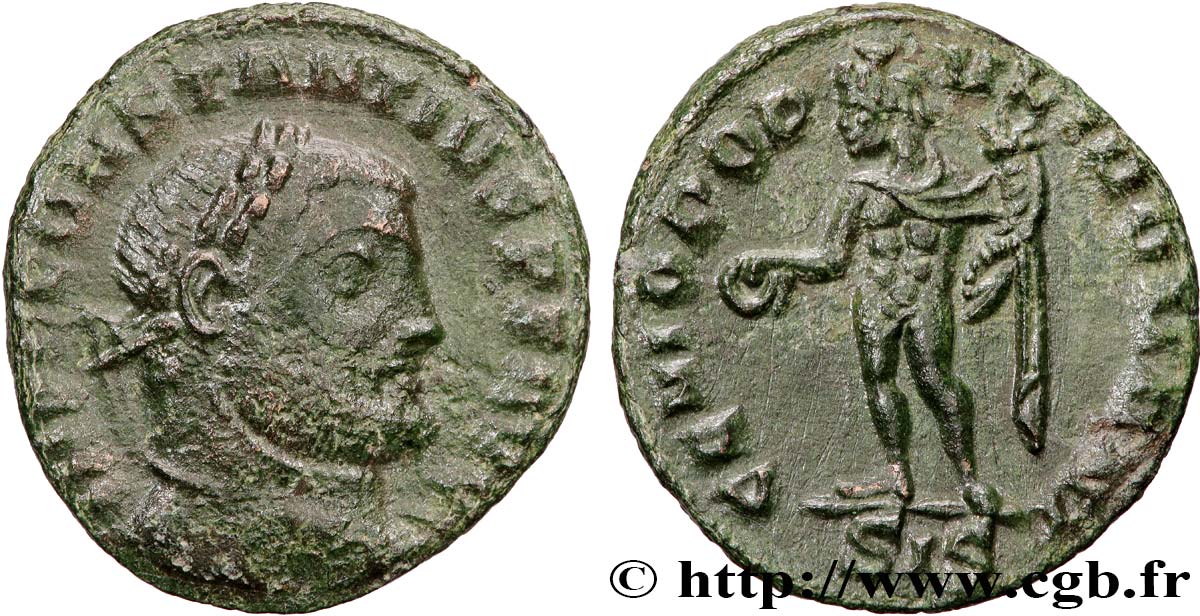 CONSTANTIUS I Quart de follis ou quart de nummus SS/fVZ