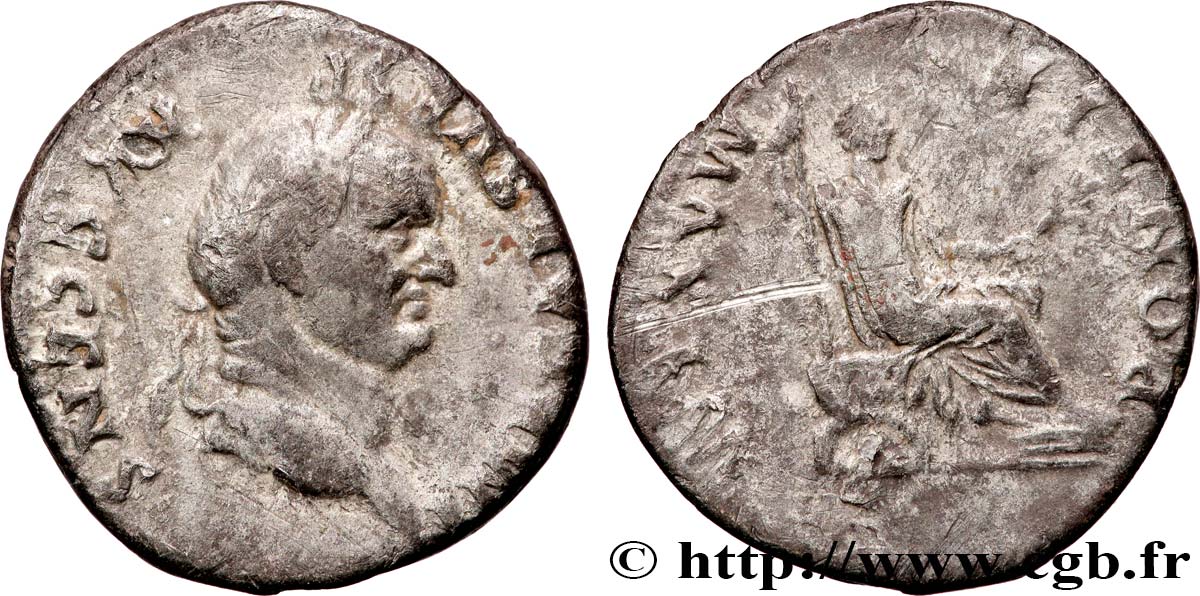 VESPASIANUS Denier fSS