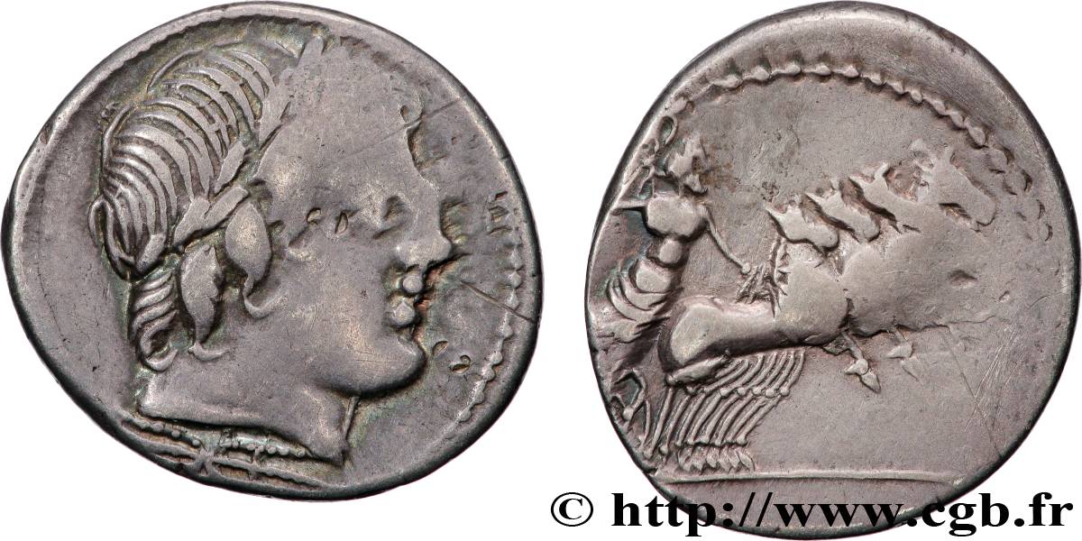 ROMAN REPUBLIC - ANONYMOUS Denier AU