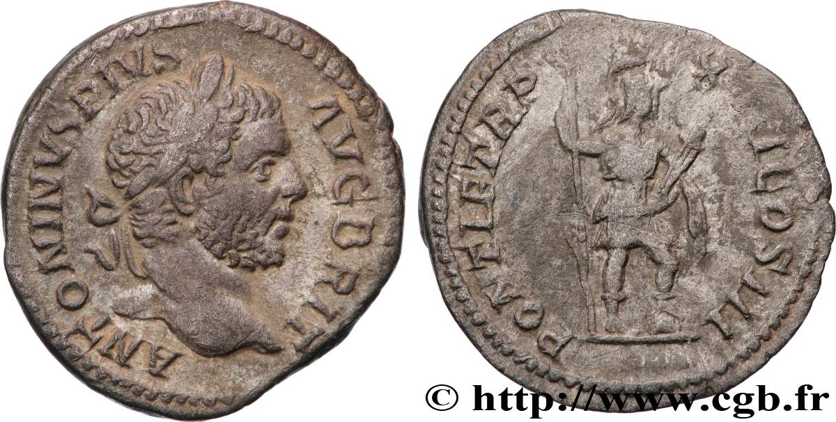 CARACALLA Denier AU/XF