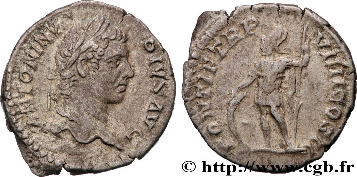 CARACALLA Denier AU/XF