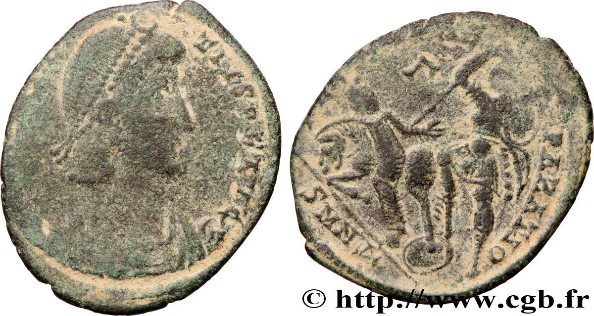 CONSTANCE II Maiorina, (MB, Æ 2) TB+/TTB