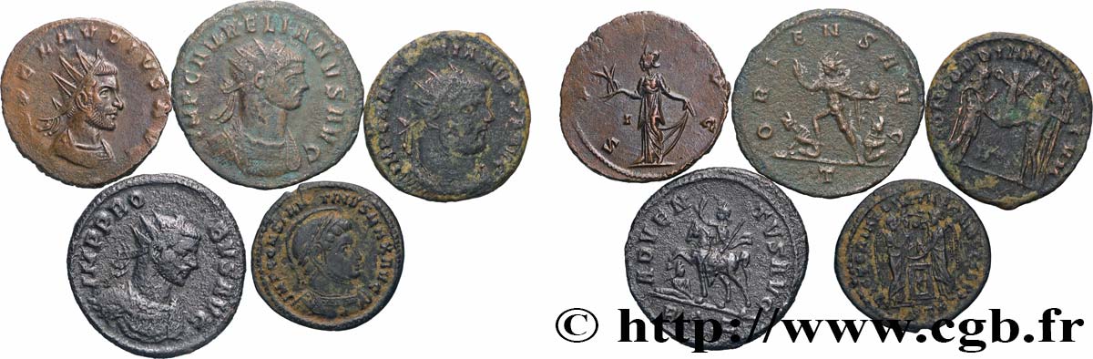 LOTS Lots de 5 monnaies lot