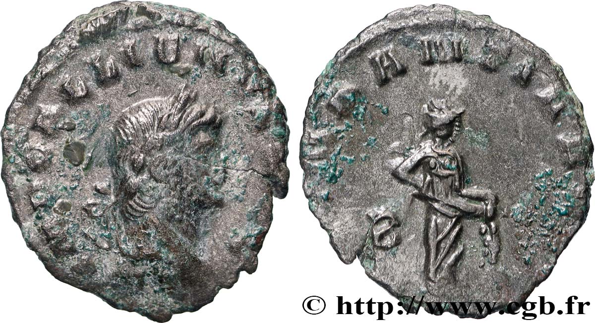 GALLIENUS Denier XF
