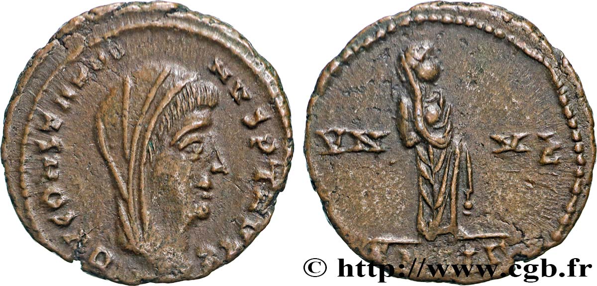 CONSTANTIN Ier LE GRAND Centenionalis ou nummus SUP