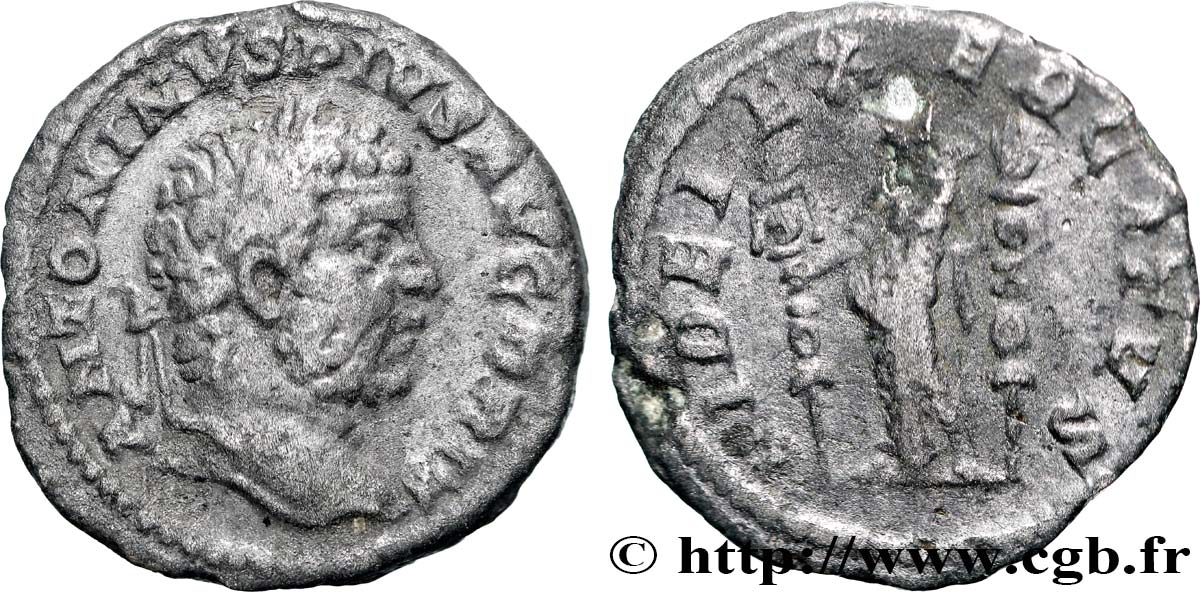 CARACALLA Denier TTB/TB+
