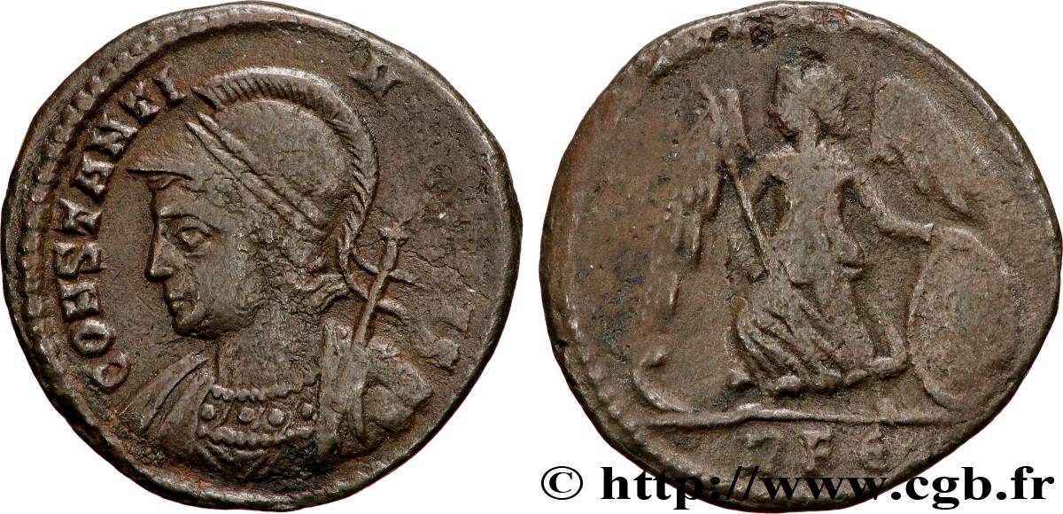 CONSTANTINOPOLIS Centenionalis ou nummus XF