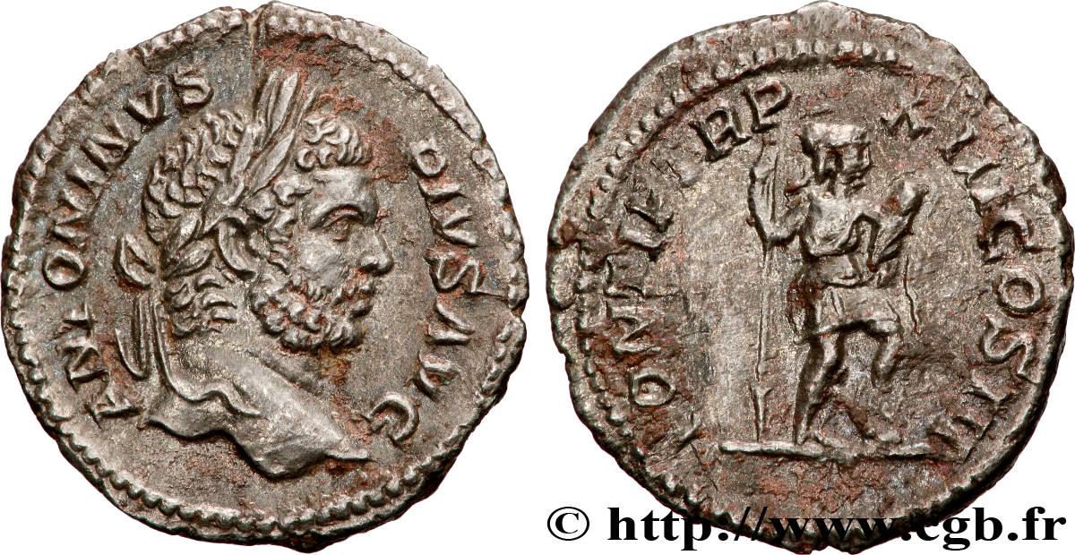 CARACALLA Denier AU/AU