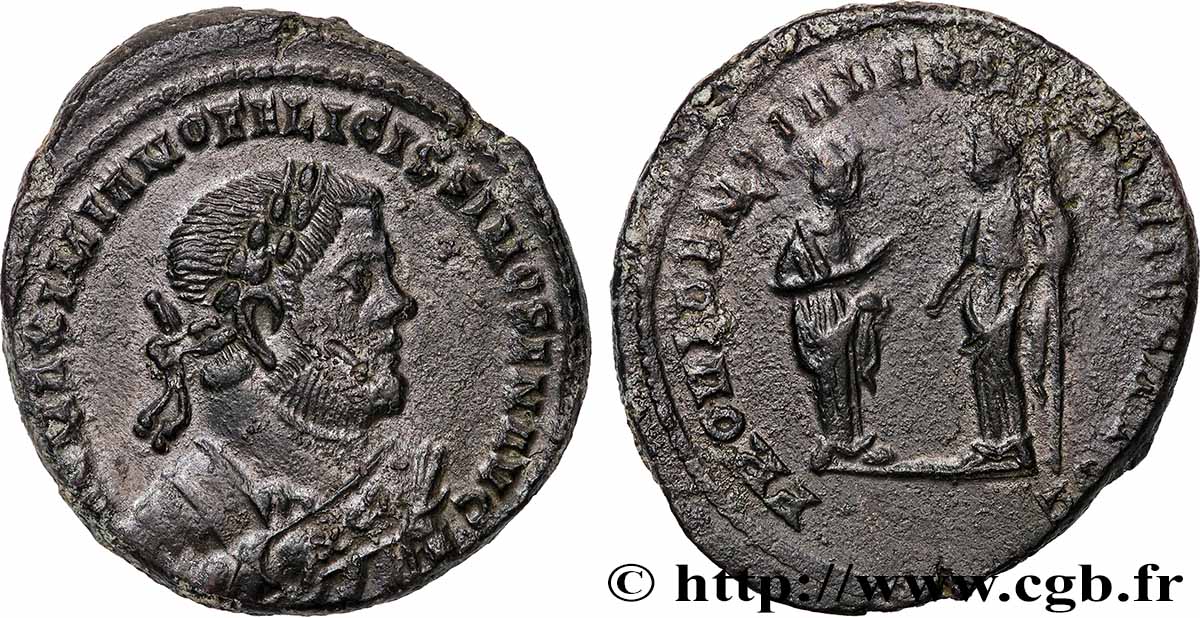 MAXIMIEN HERCULE Follis ou nummus TTB+/TTB
