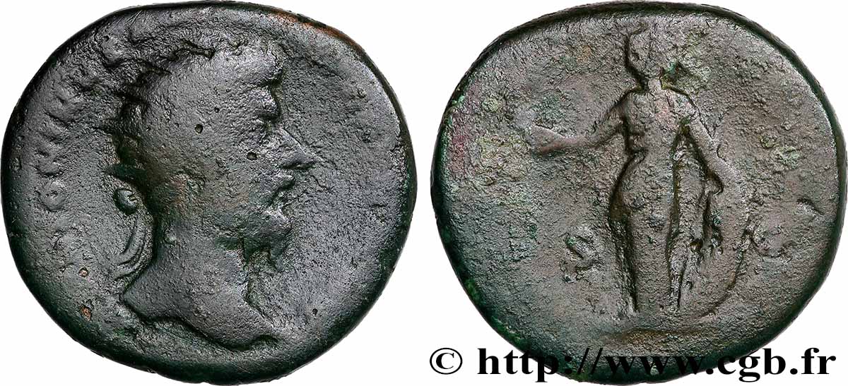 MARC AURÈLE Dupondius, (MB, Æ 24) TB