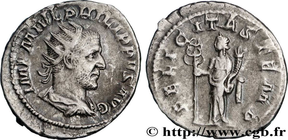 PHILIPPE Ier L ARABE Antoninien TTB+