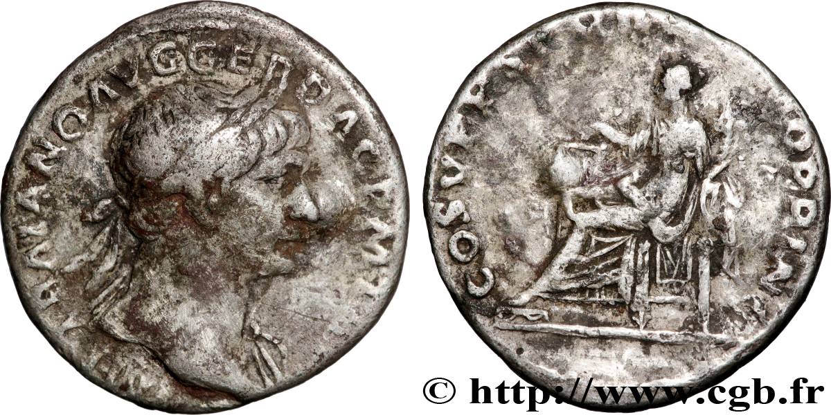 TRAJANUS Denier VF