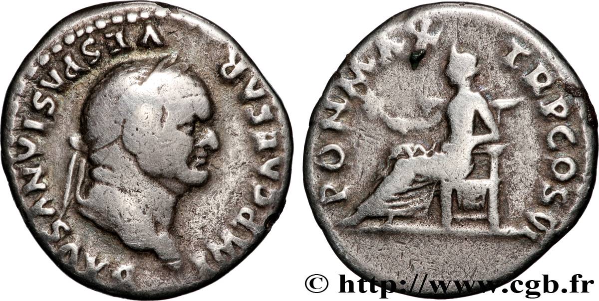 VESPASIEN Denier TB+