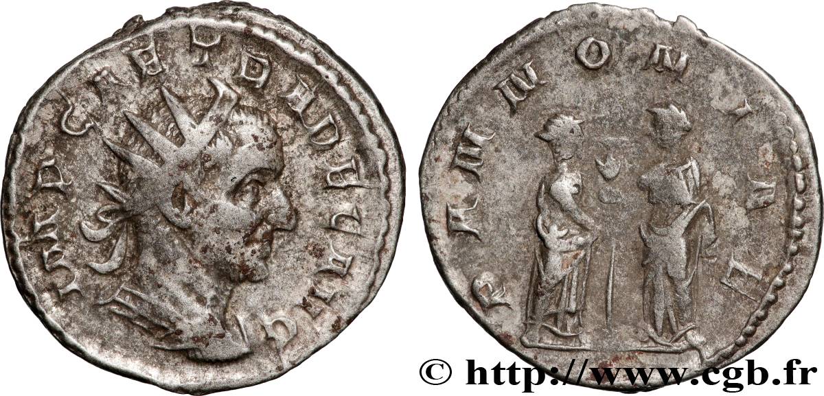 TRAJAN DECIUS Antoninien XF