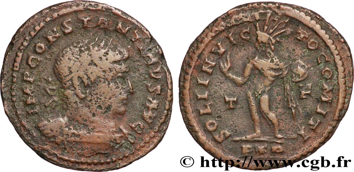 CONSTANTINE I THE GREAT Follis ou nummus VF
