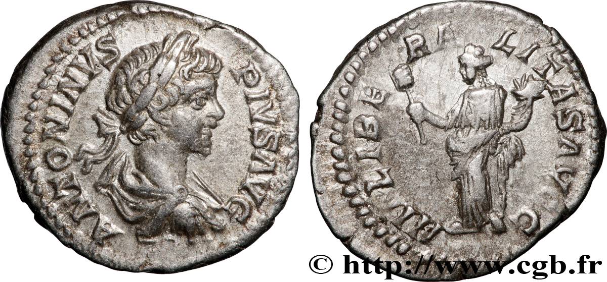 CARACALLA Denier AU